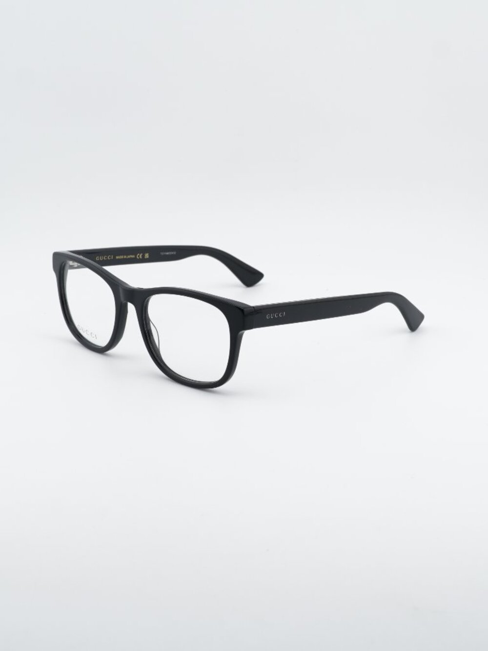 Gucci GG0004ON 001 Eyeglasses Black 53mm Square Frame
